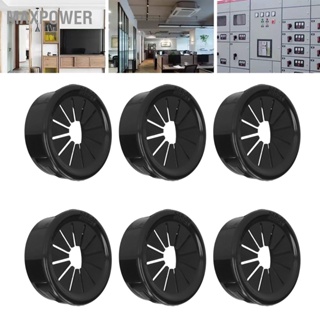 Maxpower 100Pcs Petal Shaped Cable Cord Grommet ฉนวนที่ดีเยี่ยม ลวด Grommets Hole Cover สำหรับกล่องกระจายสินค้า