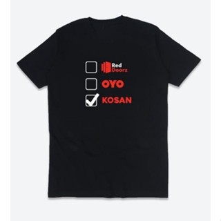 เสื้อยืด พิมพ์ลาย DORZ Oyo KOSAN สีแดง สําหรับผู้ชาย และผู้หญิง