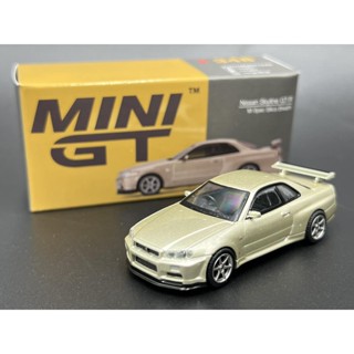 MINIGT / Nissan Skylnie GT-R (R34) M-Spec Silica Breath