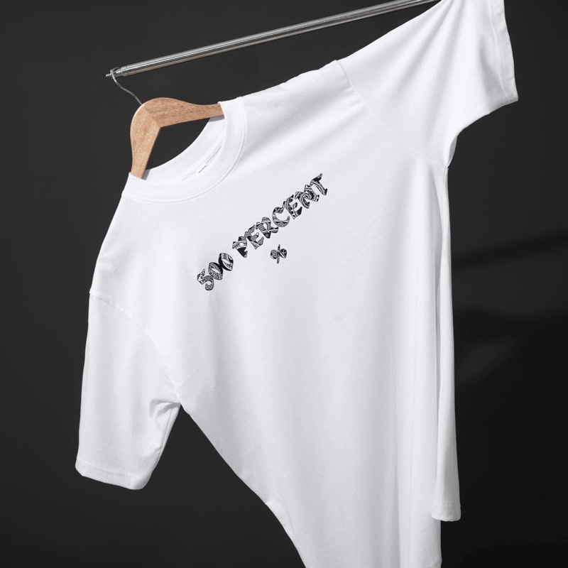 เสื้อยืดโอเวอร์ไซส์ She Design Black&White