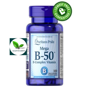 Puritans Pride Vitamin B-50 Complex / 100 Caplets