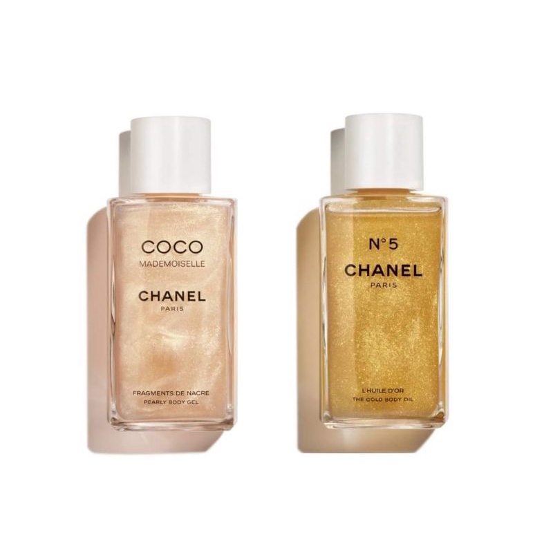 Chanel Coco Mademoiselle Pearly Body Gel 250 ml. /Chanel No. 5 The Gold