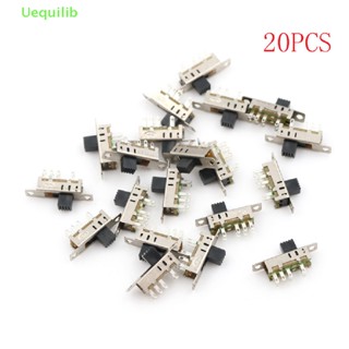 Uequilib สวิตช์สไลด์ SS23E04 8 Pins DP3T ด้ามจับยาว 5 มม. 20 ชิ้น
 ใหม่