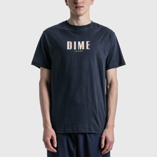 เสื้อยืดแขนสั้น ผ้าฝ้ายแท้ พิมพ์ลาย Dime สไตล์ใหม่ สําหรับผู้ชาย