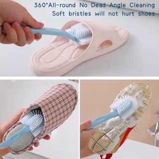 แปรงทําความสะอาดรองเท้า ด้ามจับยาว อเนกประสงค์