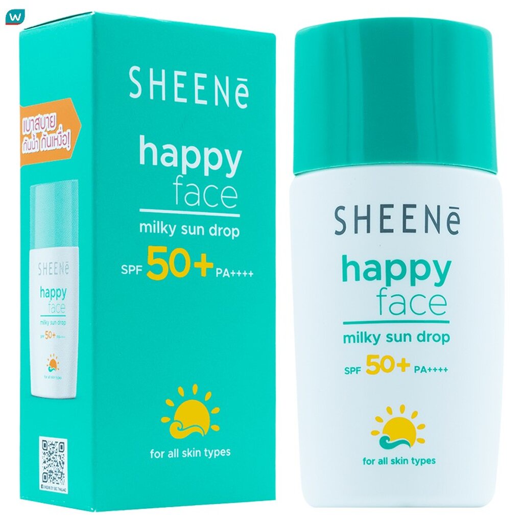 Sheene ชีนเน่ แฮปปี้ เฟซ มิลกี้ ซัน ดรอป SPF50+ PA++++ 30มล.