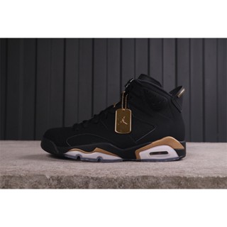 Jordan 6 "DMP" CT4954-007 รองเท้าบาสเก็ตบอล สีดํา ทอง 40-47.5