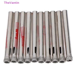 Thevantin ดอกสว่านโฮลซอ เคลือบเพชร ขนาด 6 มม. สําหรับเจาะกระจก กระเบื้อง เซรามิก 10 ชิ้น