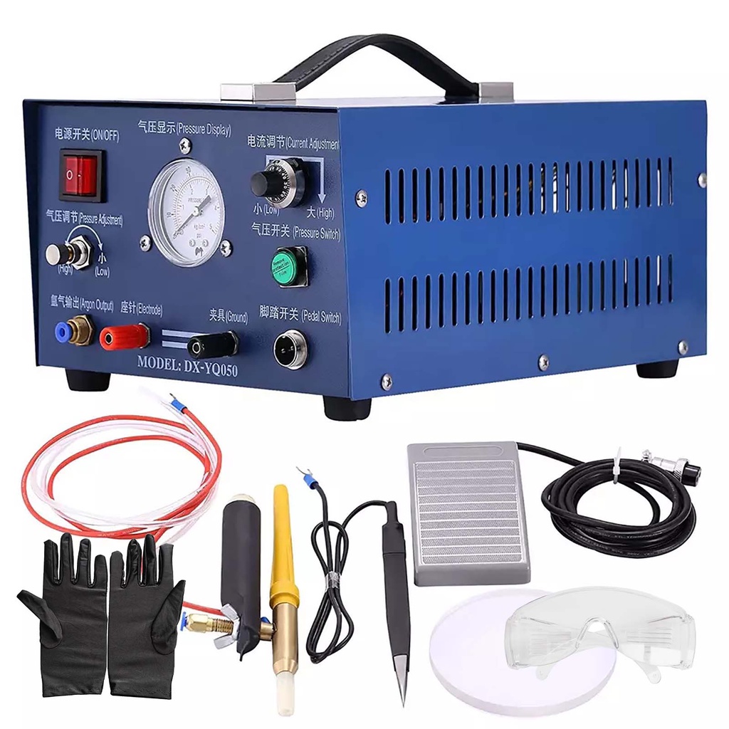 DX-YQ050 0 ~ 50A 400W อาร์กอน Sparkle เครื่องเชื่อม DIY เครื่องประดับอาร์กอน Goldsmith เครื่องเชื่อม