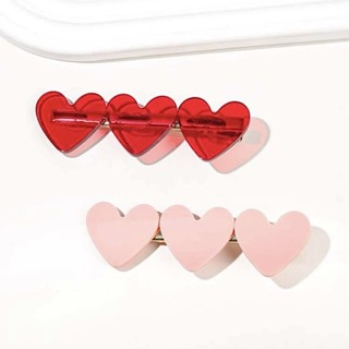 กิ๊บติดผมรูปหัวใจ แฟชั่น เกาหลี พร้อมส่ง✨