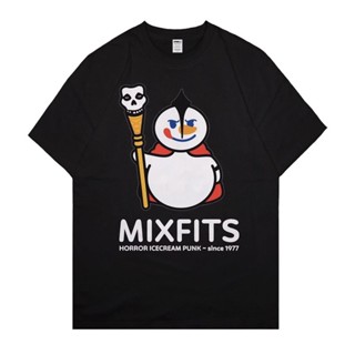 เสื้อยืด Mixfits พิมพ์ลายสยองขวัญ ICE CREAM PUNK PARODIMIXUE