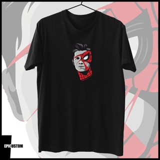 Spiderman Broken Mask Marvel Print Design Tee 100% Cotton Unisex T-Shirt Black White Grey Maroon Red_04