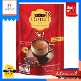 Cocoa Dutch(โกโก้ดัทช์) Cocoa Dutch โกโก้ดัทซ์ 3อิน1 ขนาด 110 กรัม Cocoa Dutch Cocoa Dutch 3 in 1 size 110 g.ผงชงดื่ม