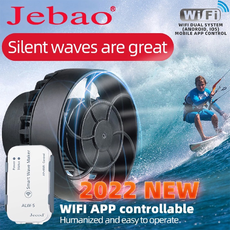 ใหม่ Jebao APP + WiFi Controller สมาร์ท Wave Maker ปั๊ม ALW Aquarium Flow ปั๊มสําหรับถังปลา Aquarium