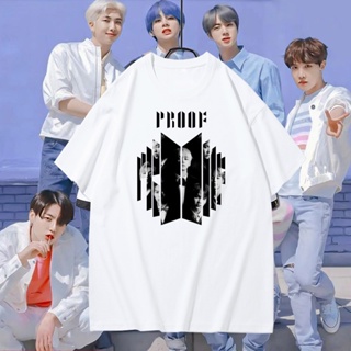 🌟​พร้อมส่ง​🌟 BTS debut commemorative T-shirt Korean Print T-Shirt Fashion Cotton T-Shirt（S-XXL）