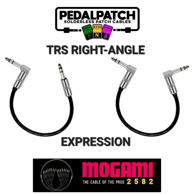 สายสัญญาณเสียง PNB PATCH CABLE รุ่น TRS RIGHT-ANGLE ( EXPRESSION CABLE ) ใช้สาย MOGAMI 2552 เลือกควา