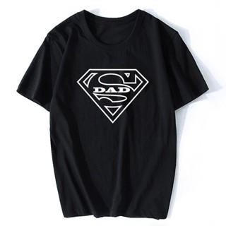 T Shirt Men Fashion Cotton Superhero Marvel T-Shirt Super Dad Fathers Day Shirt Casual Short Sleeve Best Gifts for_04