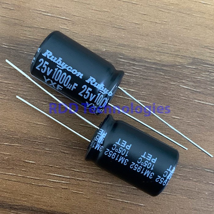 ตัวเก็บประจุ Elco 1000uF/25V RUBYCON YXF