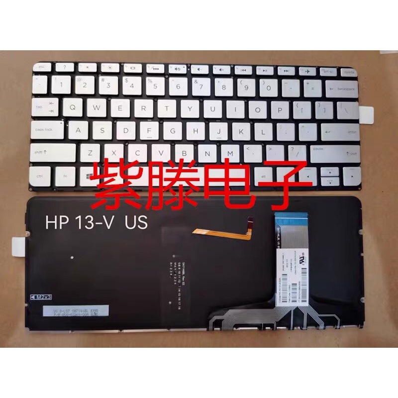 สําหรับ HP Spectre 13-v 13-v116TU 117TU 13-v037tu Ghost Ultrabook สําหรับแป้นพิมพ์แล็ปท็อป Backlight