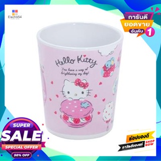 Mug แก้วน้ำเมลามีน คิตตี้ มายเดย์ Superware รุ่น C 635-2.5 ขนาด 2.5 นิ้ว สีขาว - ชมพูmelamine Mug Kitty My Day Superware