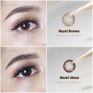 คอนแทคเลนส์ Protrendcolor รุ่น Hazel (14.5mm.)