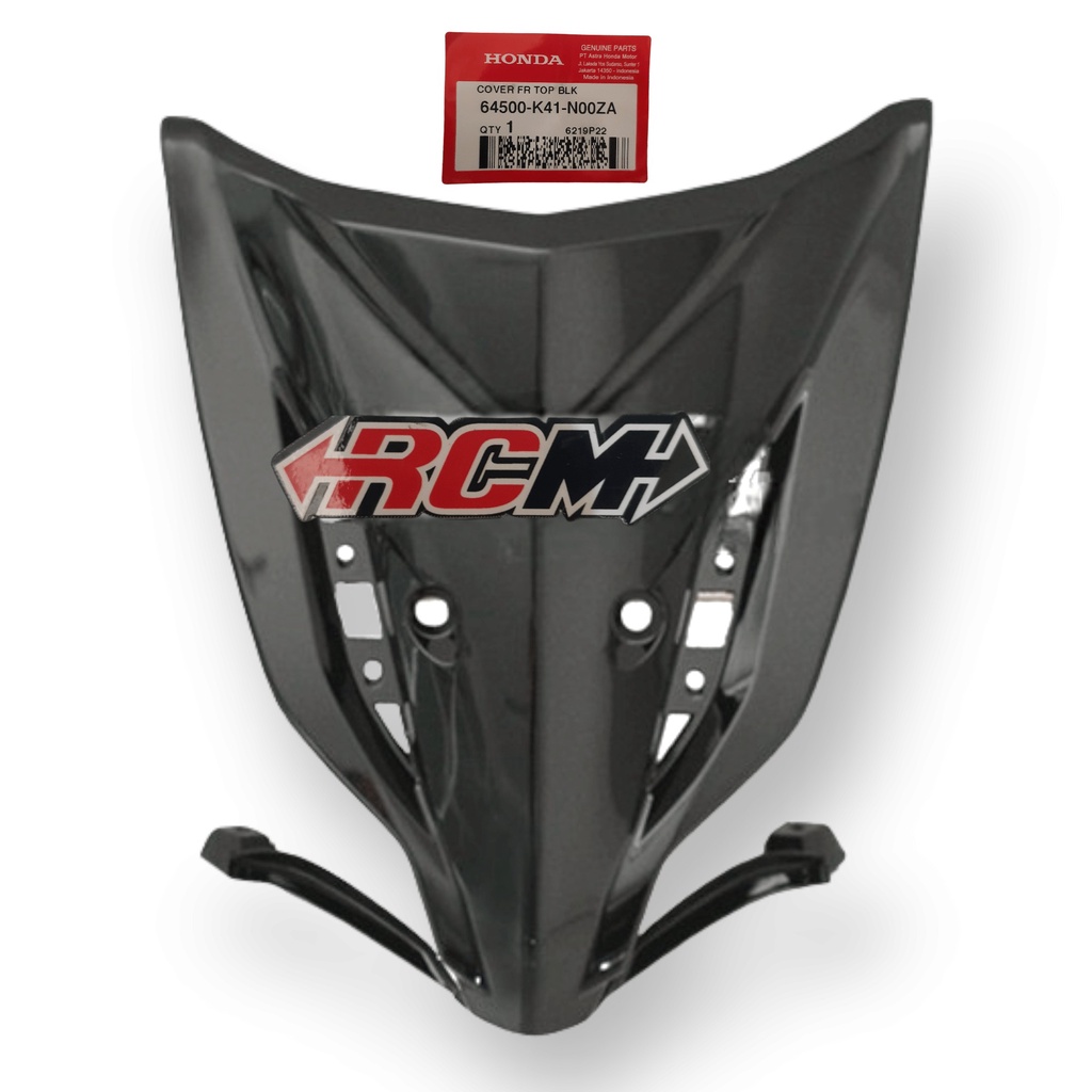 64500-K41-N00ZA BODY PANEL BODY COVER FRONT TOP SHIELD TEBENG DPN FRONT SMALL TIE NUMBER PLATE HOLDE