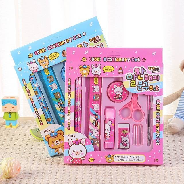 (SABENA) 9in CHILDRENS STATIONERY SET COMPLETE PACKAGE