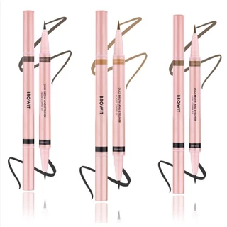 Browit by Nongchat Browit Duo Brow And Eyeliner เขียนคิ้ว และ อายไลน์เนอร์ (1 แท่ง)