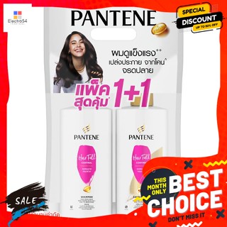 pantene(แพนทีน) แพนทีน โปร-วี แชมพู และครีมนวดผม สูตรแฮร์ฟอล คอนโทรล 410 มล. แพ็คคู่ Pantene Pro-V Shampoo and Condition