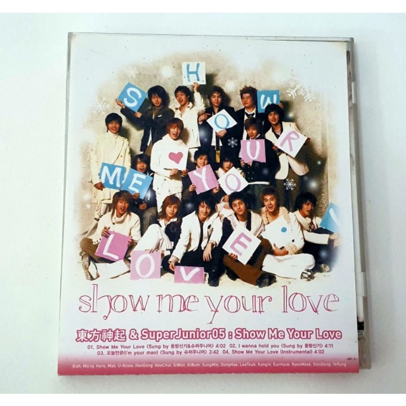 TVXQ x SuperJunior : Show me your love (แกะซีลแล้ว)​