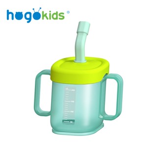 Hogokids ถ้วยหัดดื่ม ถ้วยหัดดื่มทรงเอียง แก้วหัดดื่มกันสำลัก ขวดน้ำเด็ก หัดดื่มน้ำ 200ml