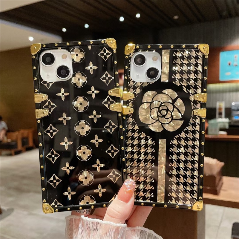 เคสโทรศัพท์มือถือ ซิลิโคน ทรงสี่เหลี่ยม ลายอินเตอร์เน็ต หรูหรา สําหรับ iPhone 11 12 Pro Max 12Mini X XS Max XR 6 6s 7 8 Plus