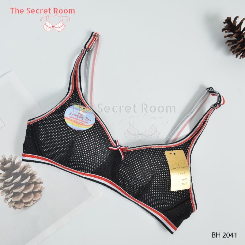 TALLY BRA BH ผู้ใหญ่/วัยรุ่น ABG 2041 I CUP A | THIN FOAM I WIRELESS I SIZE 34 - 36 I HOOK 3 | ถ้วย 
