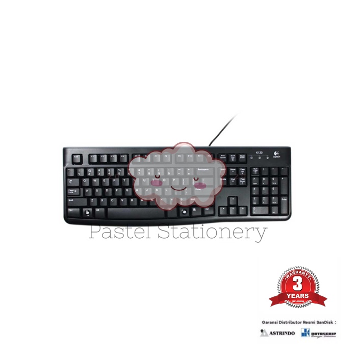 Logitech Keyboard สาย USB แบบมีสาย K120 ของแท้
