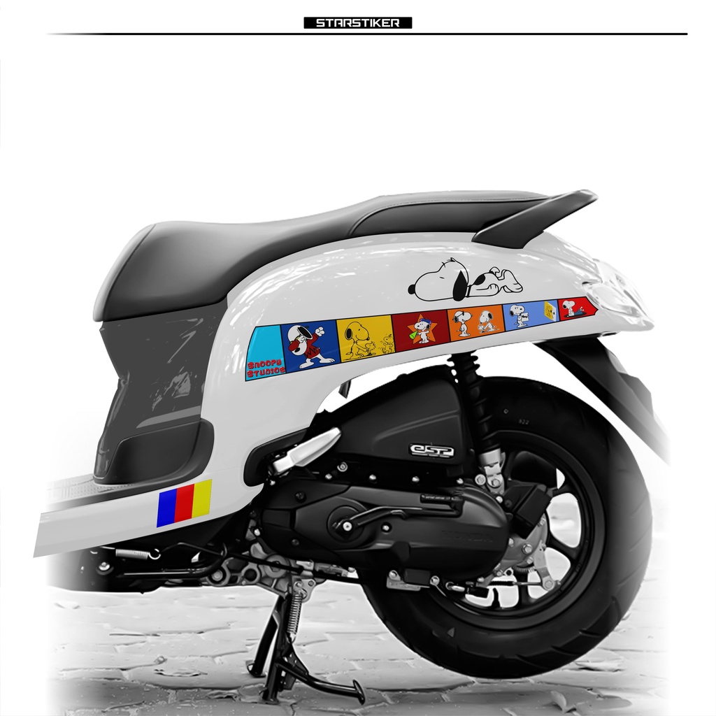 SS6 / SCOOPY STRIPING / SNOOPY / ALL SCOOPY / สติ๊กเกอร์ / สติ๊กเกอร์ / STYISH / VARIATIONS / PRINTING / SIMPLE / CARTOON / CARTOON / SPONGE