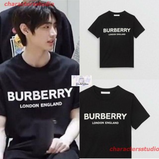 charactersstudio 2022 เสื้อยืดผ้าฝ้ายพิมพ์ลายโลโก้ Burberry sale_01