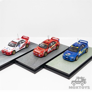 Okm โมเดลรถยนต์ Subaru Impreza WRC RED/BLUE 1:64 ของเล่นสําหรับเด็ก