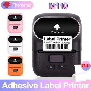 Phomemo M110 เครื่องปริ้นท์ฉลากสติกเกอร์ ขนาดเล็ก แบบพกพา สําหรับบ้าน สํานักงาน โรงเรียน