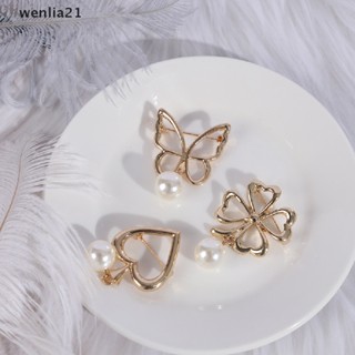 [wenlia21] เข็มกลัดมุกน่ารัก เครื่องประดับแฟชั่น สไตล์บูติก