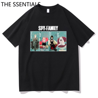 เสื้อยืดลําลอง แขนสั้น พิมพ์ลายกราฟฟิคมังงะ Spy X Family Loid Yor Bond สไตล์ฮาราจูกุ สําหรับผู้ชาย_05