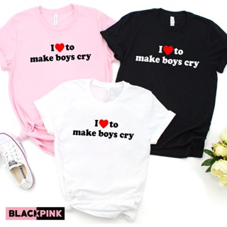 Blackpink Lisa Shirt - I Love To Make Boys Cry T-Shirt_05