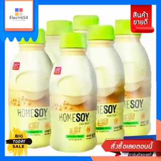 Homesoy(โฮมซอย) Homesoy โฮมซอยน้ำนมถั่วเหลือง 300 มล. แพ็ค 6 Homesoy Homesoy soy milk 300 ml. Pack 6นมที่ไม่ได้มาจากสัตว