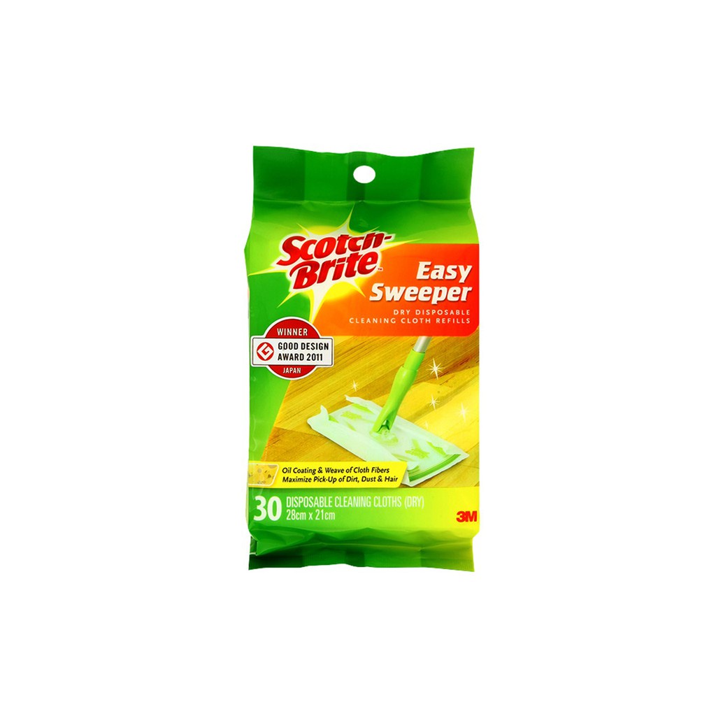 3M Scotch-Brite Easy Sweeper - Dry Disposable Clening Cloth Refills