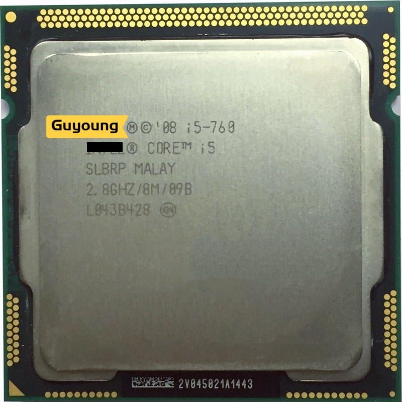 Processors 114 บาท โปรเซสเซอร์ CPU Core i5-760 i5 760 2.8 GHz 8M 95W LGA 1156 Computers & Accessories
