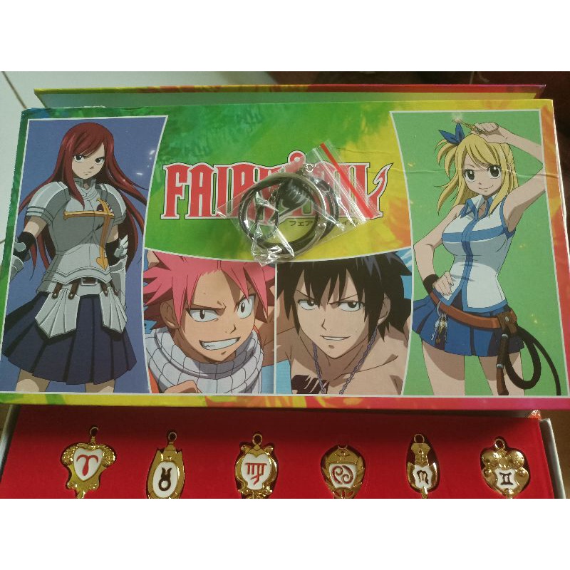 พวงกุญแจ Fairy Tail มีของ 2 ชิ้น พร้อมส่ง