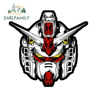 Earlfamily สติกเกอร์กันดั้ม ลายอนิเมะ Gundam 13 ซม. x 12.6 ซม. สําหรับติดตกแต่งรถยนต์ ตู้เย็น แล็ปท็อป