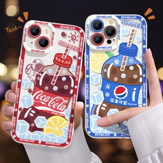 เคสโทรศัพท์ซิลิโคน TPU ใส แบบนิ่ม กันกระแทก สําหรับ iPhone 14 13 12 Pro Max 11 XS XR X 8 7 6S Plus Mini