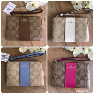 Woman short wallet F58035 กระเป๋าใส่เหรียญ ผู้หญิง คลาสสิก Coac h กระเป๋าสตางค์