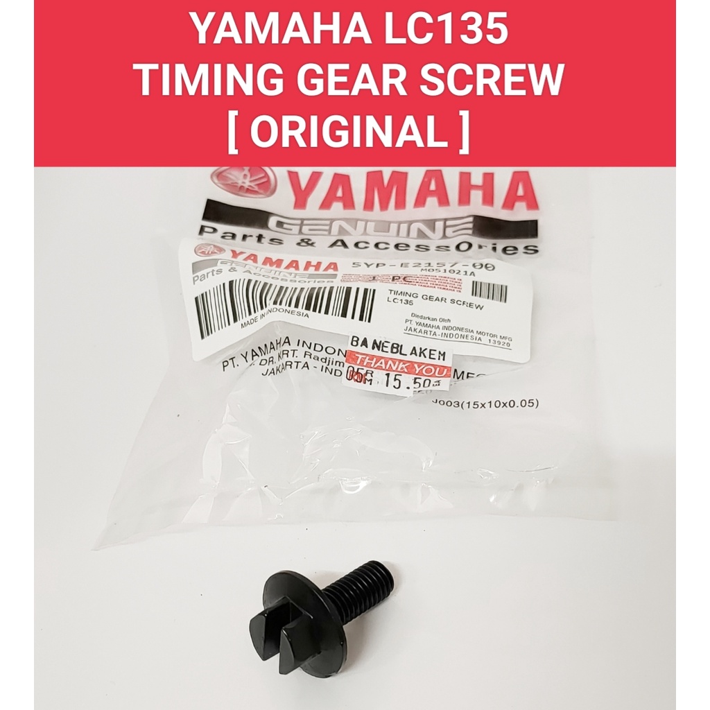 YAMAHA LC135 TIMING GEAR SCREW