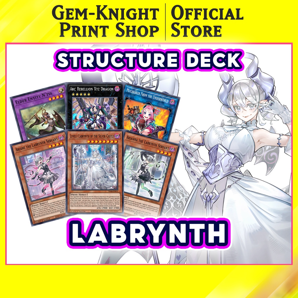 [การ์ดพิมพ์ลาย] Yugioh Deck - Labrynth - Structure Deck
